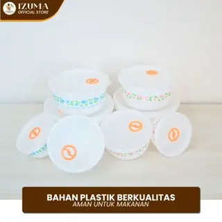IZUMA Freshpot 4 set / Lunch Box 4 set / Tempat Makan 4 Susun Motif Bunga 6