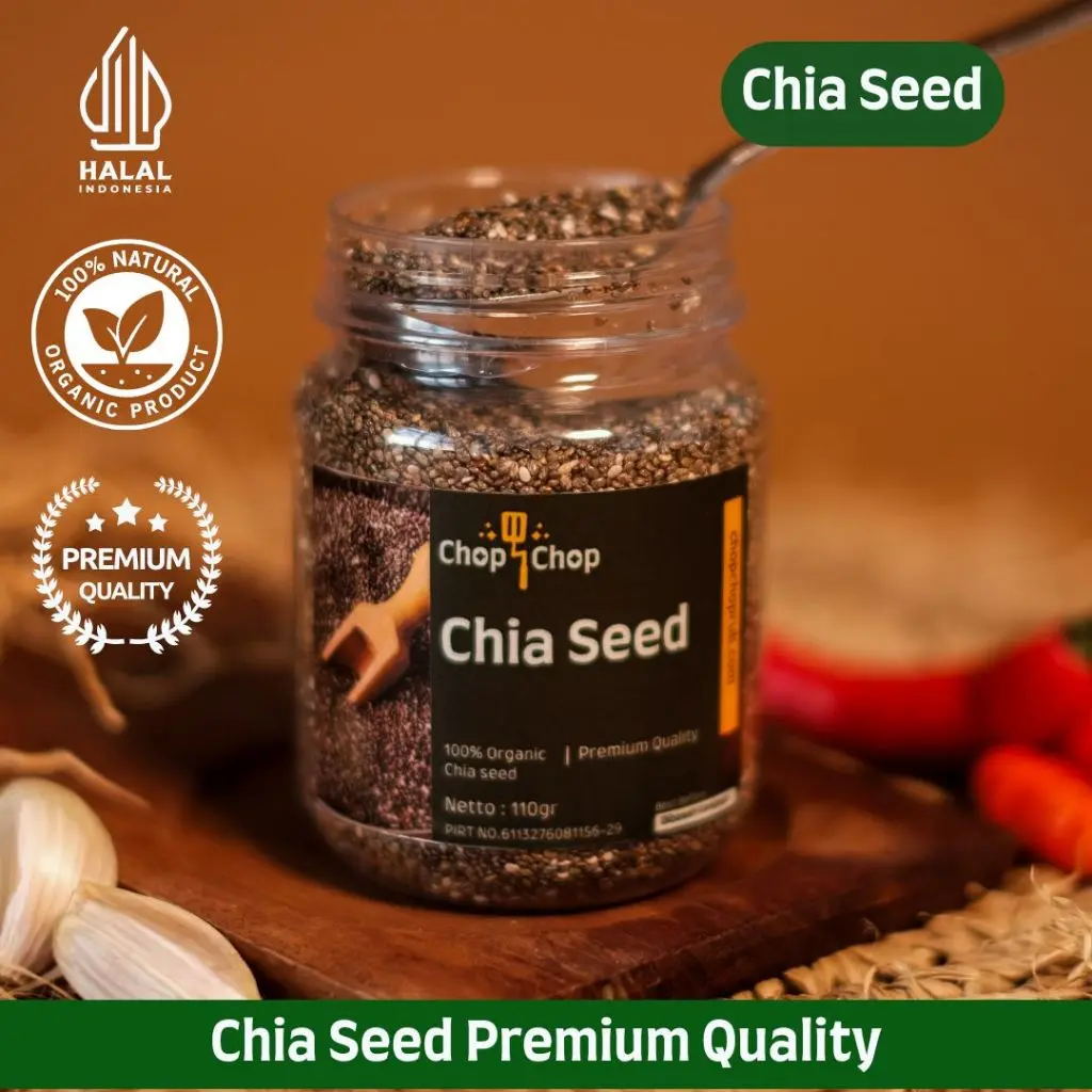 Chopchop Chia Seed Organic Cocok Untuk Dicampur dengan Minuman dan Makanan