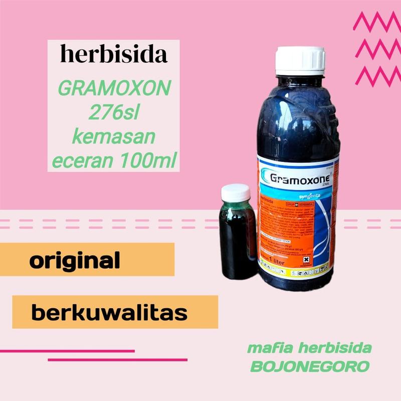 Product Introduction of herbisida GRAMOXON 276sl kemsan eceran 100ml original untuk 1 tangki 16 liter air 7