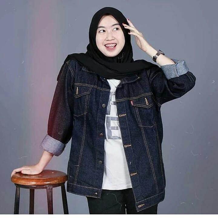 Product Introduction of Jaket Jeans Denim Tebal Wanita Ready Ukuran M-XXXL 6
