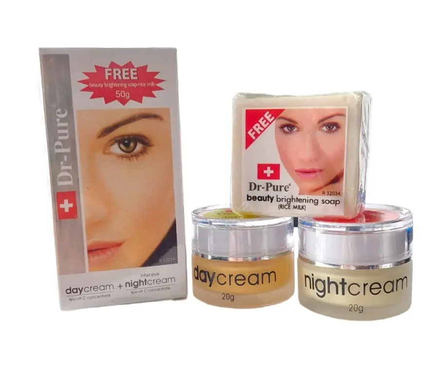 SUSY KOSMETIK - DR PURE SET + SABUN WHITENING CREAM BPOM