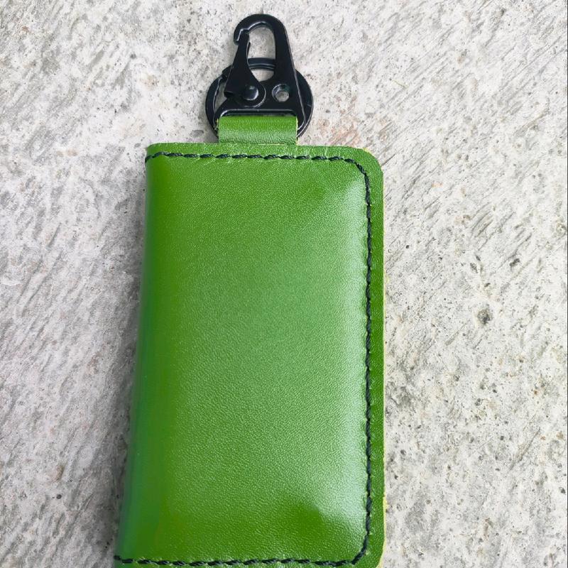 Dompet STNK Kulit Sapi Asli Pull Up Elegan untuk Pria - Kartu 1