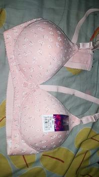 Product Review of Celyne Bra big size Cup B to C tanpa kawat motif bunga import murah BH size Besar wanita Jumbo 9060 from i**1 1