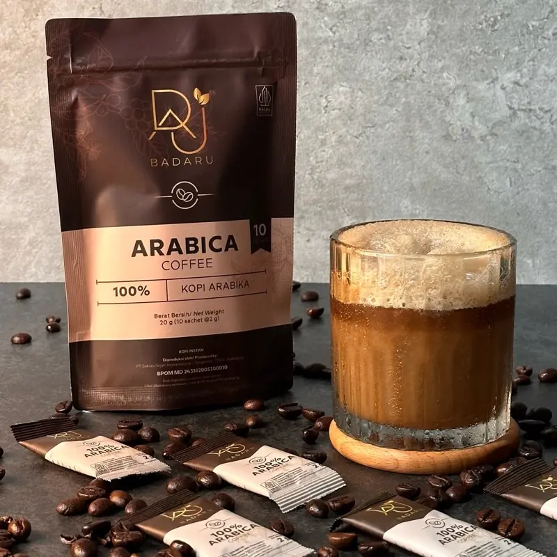 KOPI BADARU ISI 25sachet KOPI ARABIKA ESPRESSO INSTAN TANPA AMPAS 1
