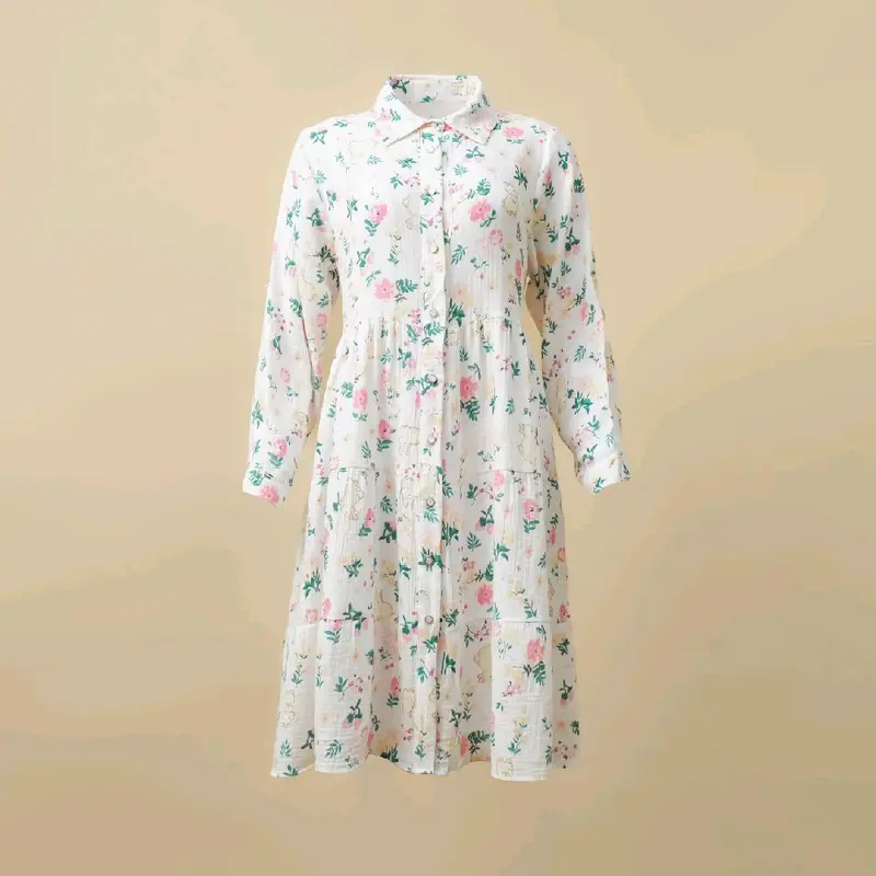 Zanzan.Cloth FAZA TUNIK Atasan Wanita Bahan Double Gouze Cotton Motif 0
