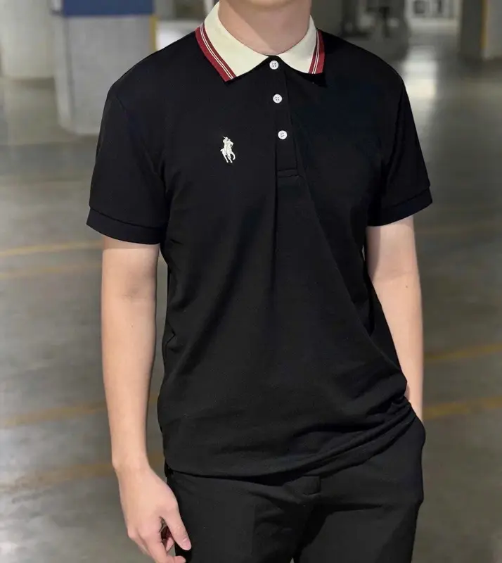 Áo thun unisex/couple, phôm trơn đơn giản dễ phối thêu logo vải poly co giãn, MÂY FASHION top men 0