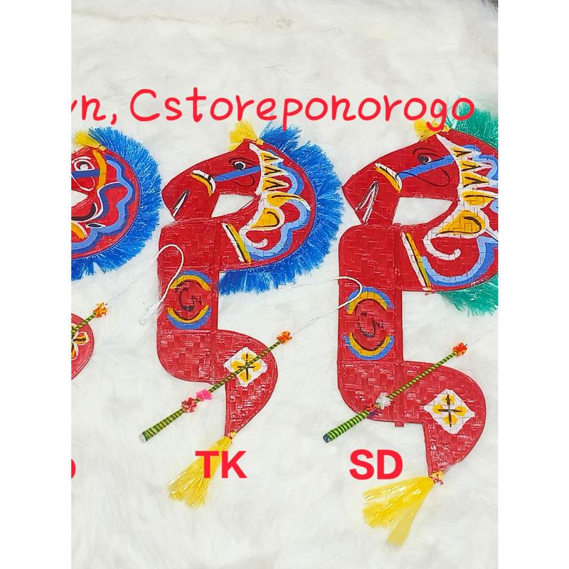 [LSM] JARANAN ANAK + PECUT PAKET MURAH / kuda lumping / kuda lumping anak / kuda pegon / barongan / devil / pecut / cambuk / reog Bambu 1