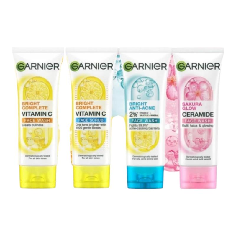 SKINCARE L'OREAL PARIS GARNIER FACIAL FOAM | SCRUB  100ml facewash face wash facial  wash 0