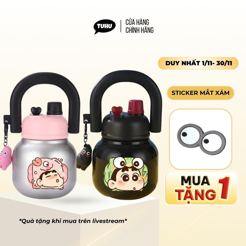 Bình giữ nhiệt FUNKEY 600ml bình giữ nhiệt nóng lạnh inox 316 có lõi lọc trà tiện lợi – TUHUHOUSE