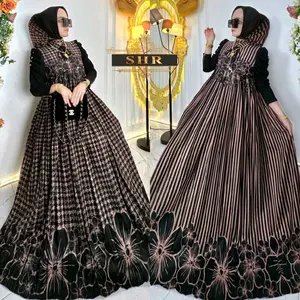 READY!! KODE MIDI DRES SABILA BY SHR Muslim Pesta