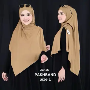 BYZANOO PASHBAND L - PASHMINA BANDANA TALI HIJAB UMROH KAJIAN TERBARU