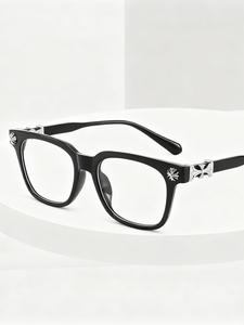Lentes de Luz de Lujo, Marco Cuadrado Clásico Unisex, Diseño a la Moda, Adecuados para Uso Escolar y de Oficina, Idea Perfecta para Regalo