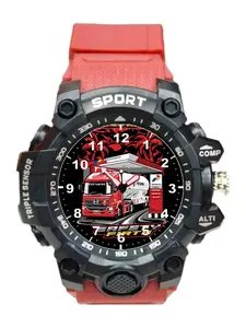 Jam tangan anak laki laki truk keren anti air