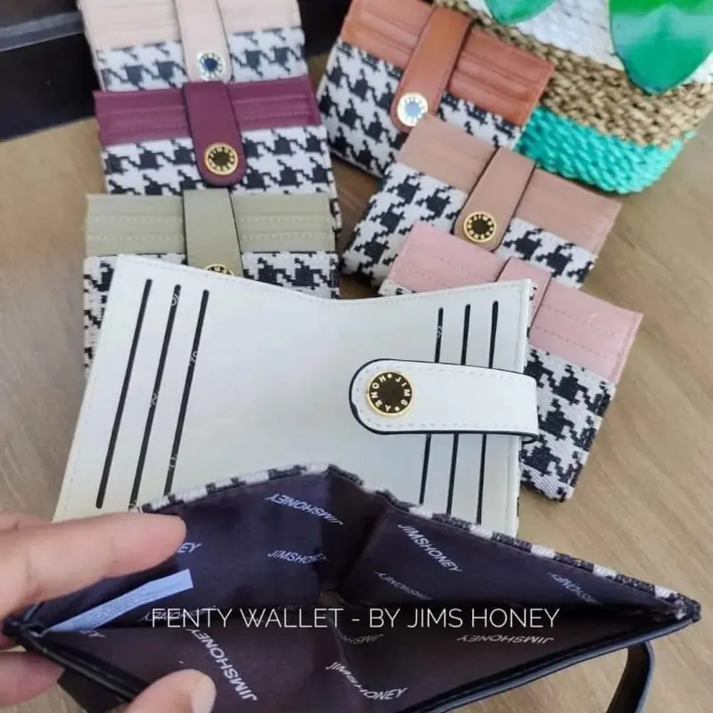 FENTY WALLET Kulit PU Cewek Wanita Uang Kartu Dompet 4