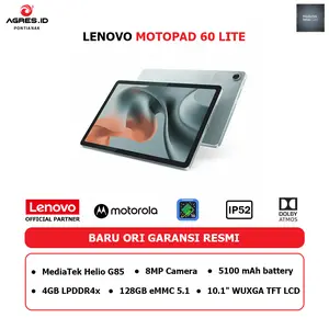 Motopad 60 Lite 4GB 128GB Helio G85 Layar 10.1 inch 400nits 5100mAh
