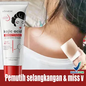 Pembersih Selangkangan dan Miss V BPOM Pemutih Selangkangan Miss V Pencerah Ketiak dan Miss V 50g Kojic Acid Krim Pemutih Ketiak Mencerahkan Selangkangan dan Miss v Memutihkan Ketiak dan Selangkangan Leher Pantat Pemutih lutut hitam dan siku