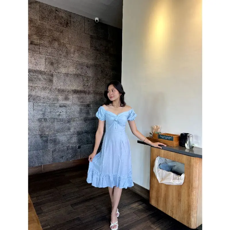 DRESS Cassandra - dress MIDI - dress hamil 8