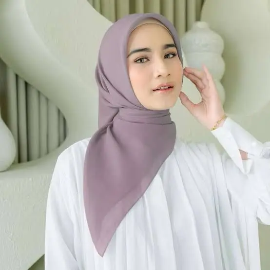 Hijab Bella square pollycotton 113x113 cm Premium by Xiila.id Segi Empat Polycotton Lembut Nyaman