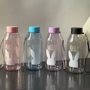 BOTOL MINUM PLASTIK RABBIT LUCU BOTOL ANAK UNIK TERBARU 500ML BOTTLE INFUSER WATER BPA FREE