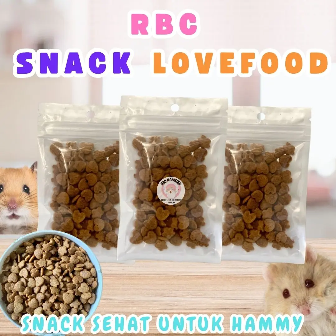 RBC SNACK LOVEFOOD MAKANAN SNACK HAMSTER/LANDAK MINI 15gr