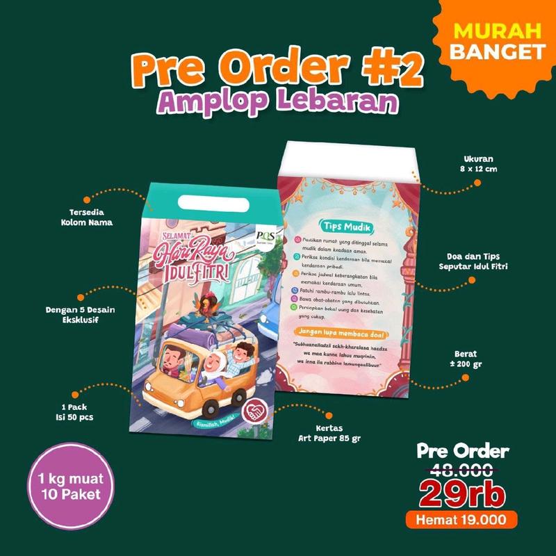 AMPLOP LEBARAN 2024  ISI 50pcs 4