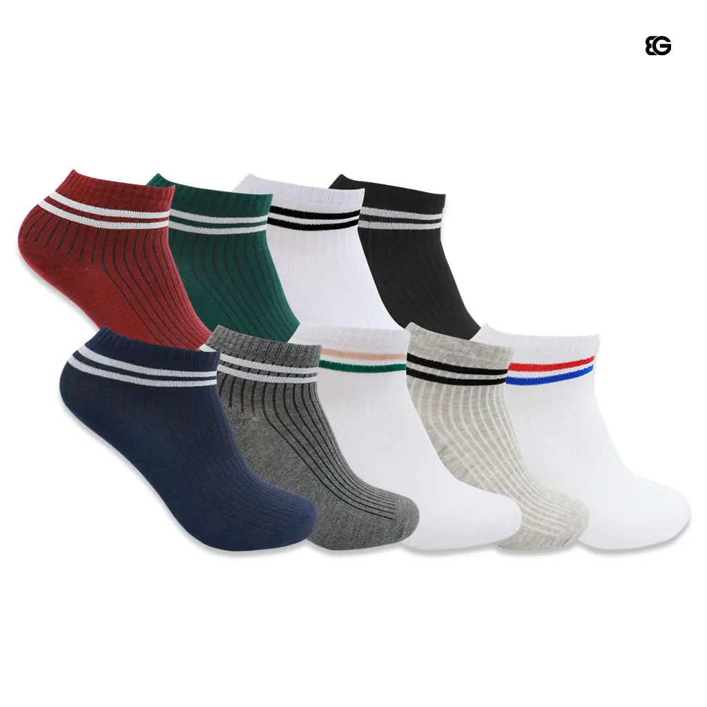 Kaos Kaki Pendek Old School - Kaos Kaki Pendek -  Kaos Kaki Korea - Kaos Kaki Briffgold Casual Katun