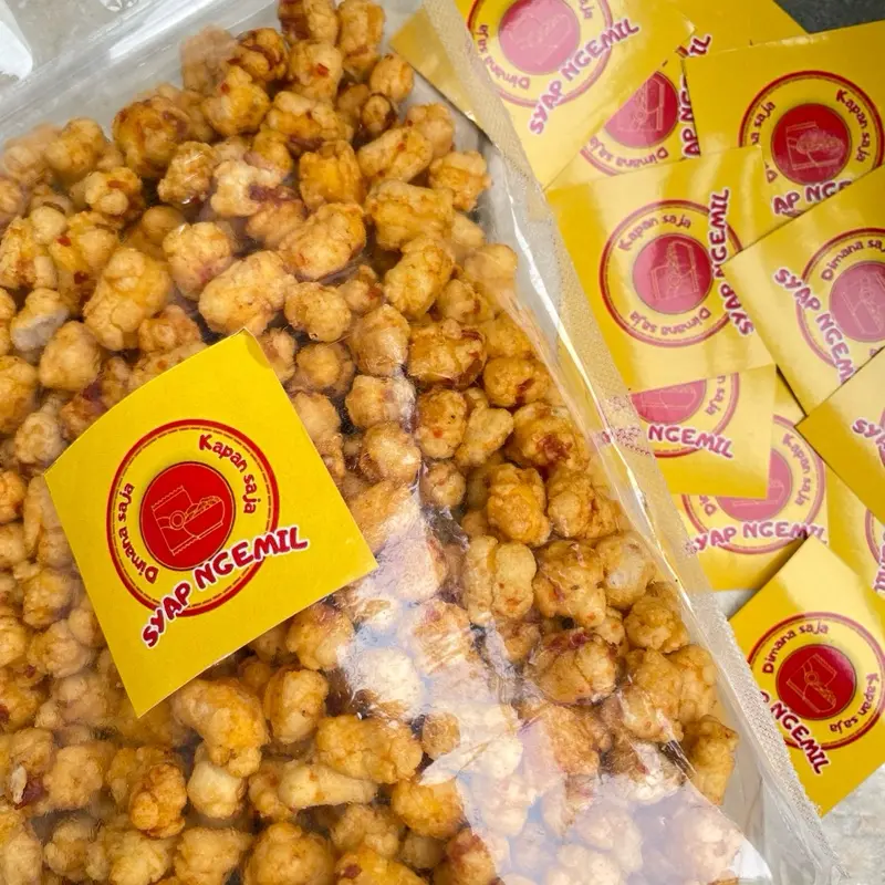 500gr - TIKTAK KENCUR (PEDAS) DAUN JERUK GURIH RENYAH by SYAP NGEMIL