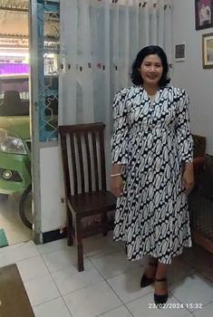 Product Review of Dress batik mewah virall 8845 Manis Casual from r**u 0