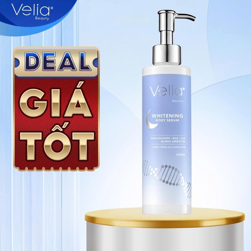 #06 DEAL GIÁ TỐT Kem Dưỡng Trắng Da Toàn Thân Whitening Serum Body Velia Nữ