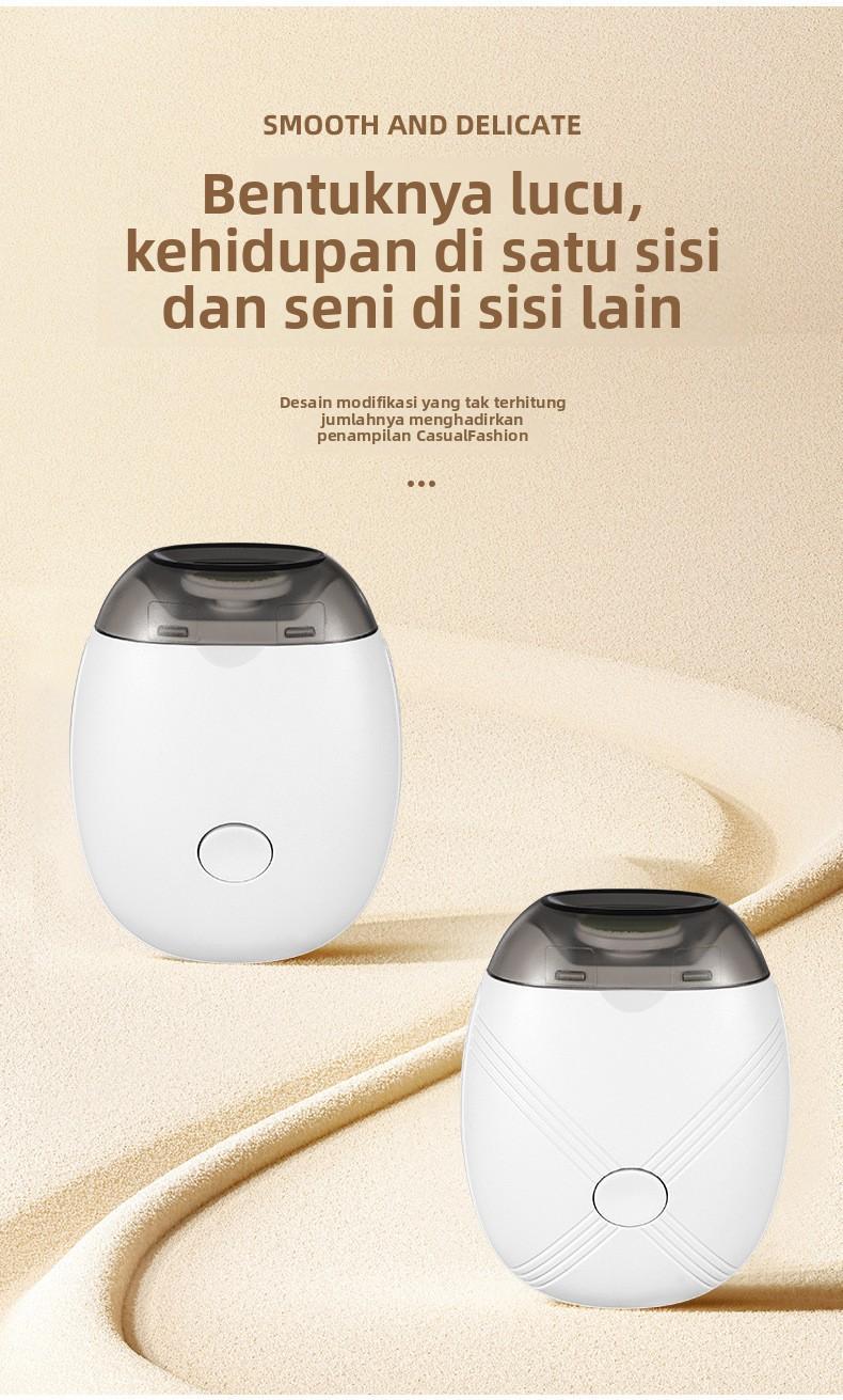 【Kecil Portabel】Alat Potong Kuku Elektrik - Wajib Punya Perjalanan Dinas & Wisata, Ukuran Saku, Dilengkapi Lampu, Isi Ulang Daya, 3 Level Kecepatan, Universal Dewasa/Anak/Lansia, Aman & Praktis