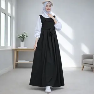 Gamis Anak Dress Remaja Sania Baju Muslim Set Wanita Baju Anak Perempuan 9-17 Tahun Gamis Remaja Panjang