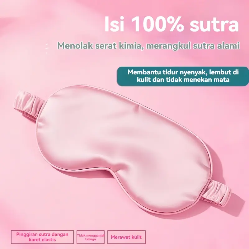 【Sam's market】Masker Mata 100% Kapas untuk Tidur Nyenyak dan Merawat Kualitas Kulit - Sleep Eye