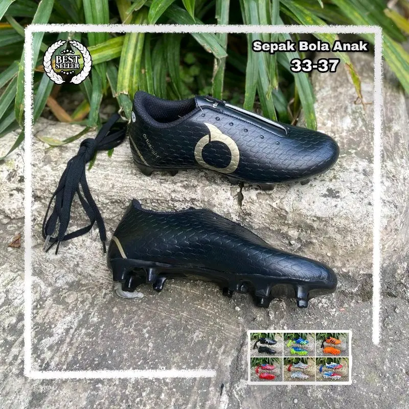 Sepatu Bola Sepak Anak Anak Sekolah Dasar SSB Termurah Size 33-37 Sepatu Bola Anak Laki Laki Kekinian Terbaru 0