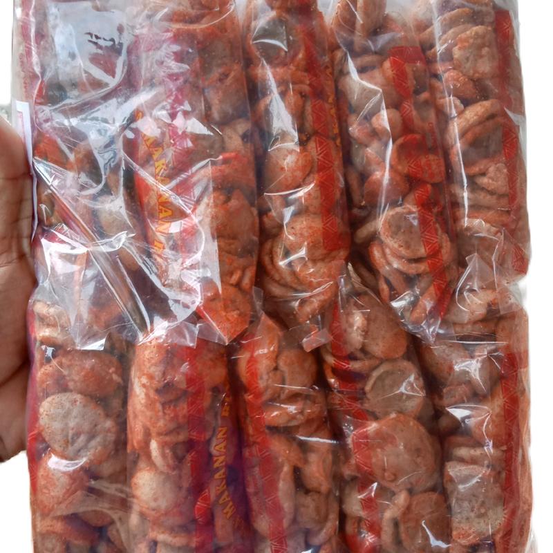 1 pak cuma 20 ribu cemilan pedas,krupuk pedas,krupuk seblak pedas,jajanan murah enak Kering Cemilan Snack Makanan Keripik Food  Kerupuk 2