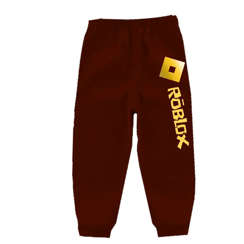 Celana Joger Panjang Anak Laki Laki Perempuan Usia 3-13 Tahun Motif Gambar Logo Roblox kolor 5