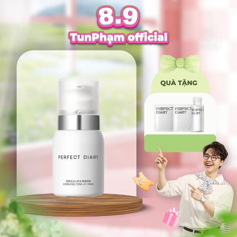 Tun Phạm x PERFECT DIARY Tone-Up Foundation Brightening and Moisturizing Natural Tone Up 40g*1 Kem Nền Tông Màu 4.11 Tun PhamxPERFECT DIARY Làm Sáng Và Dưỡng Ẩm Tự Nhiên 40g * 1 Thích Hợp Cho Mọi Loại Da