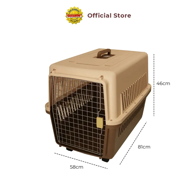 Kennel Box Besar Ukuran 81x58xH:61cm | Pet Cargo Anjing Kucing | Pet Carrier KN-1040 1
