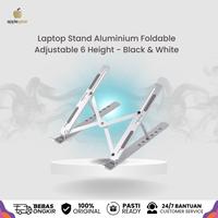 Gambar Stand Laptop Universal Kompatibel dengan Macbook Air Pro Adjustable Foldable Alumunium Premium - White dari APPLE GEAR JOGJA Kota Yogyakarta 2 Tokopedia