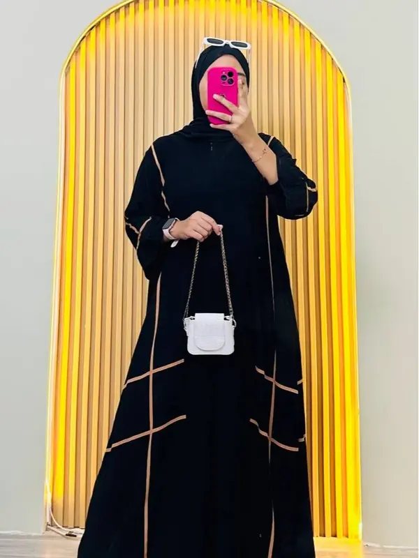 Kairo Abaya Jumbo LD 130 Rayon Premium Resleting Depan Simple Elegan Kondangan Pengajian Arisan 4
