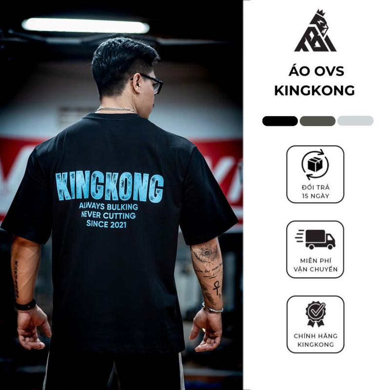  Áo Thun KingKong Oversize KingKong Since 2021 - Local Brand TB KINGKONG SPORT WEAR 