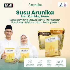 Arunika Susu Kambing Etawa Semua Varian Rasa 400gr Meredakan Batuk & Melancarkan Masalah Sesak Nafas