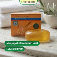 Gambar METAL FORTIS Transparent Soap 125g Sabun Mandi with Vitamin E & Squalane Melembabkan Kulit dari Metal Fortis Kota Administrasi Jakarta Barat 5 Tokopedia