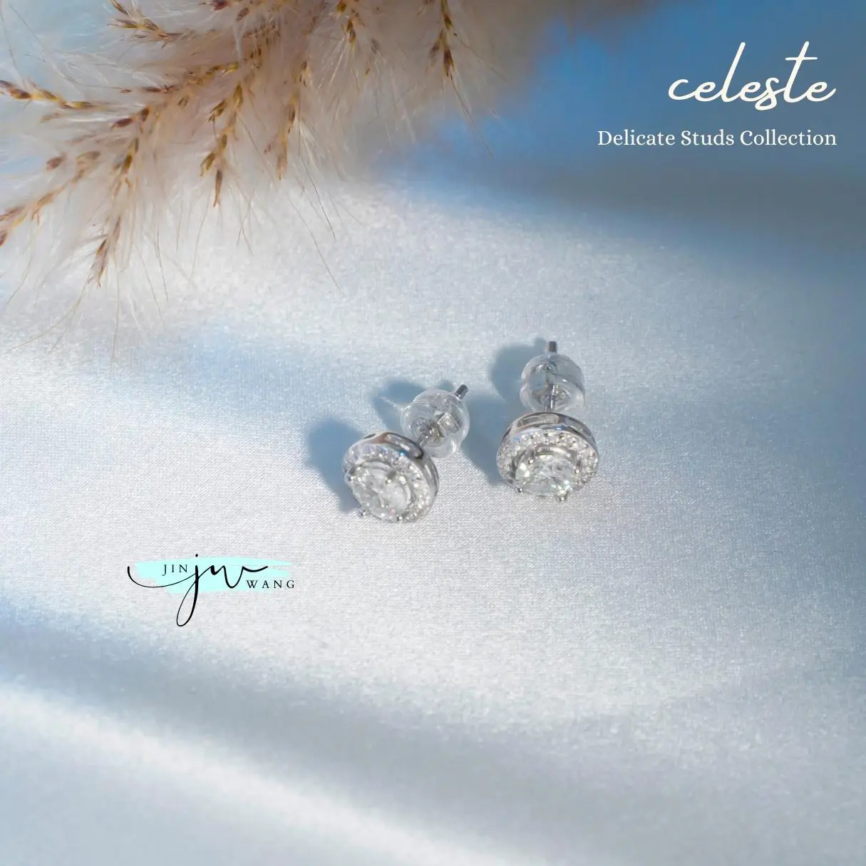 Celeste 0.5 Carat Moissanite Earrings for Women | Jewelry Gift For Her