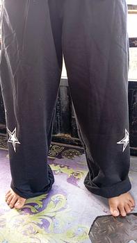 Product Review of BAGGY STAR PANTS CELANA KULOT OVERSIZE Panjang celana skena Wanita Pria Lembut unisex from J**🤍 1