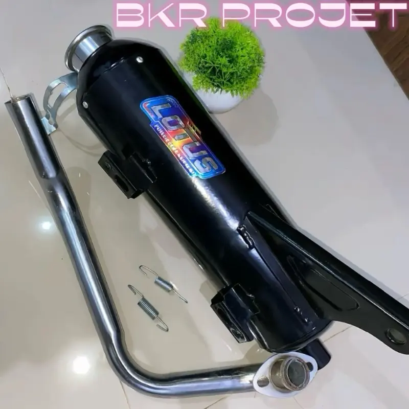 Kenalpot Standar Racing Lotus Model Kinochi Sihjiro Murah untuk Motor Beat Scoopy Mio Vario PCX Aerox Nmax Xeon Lexy X-Ride