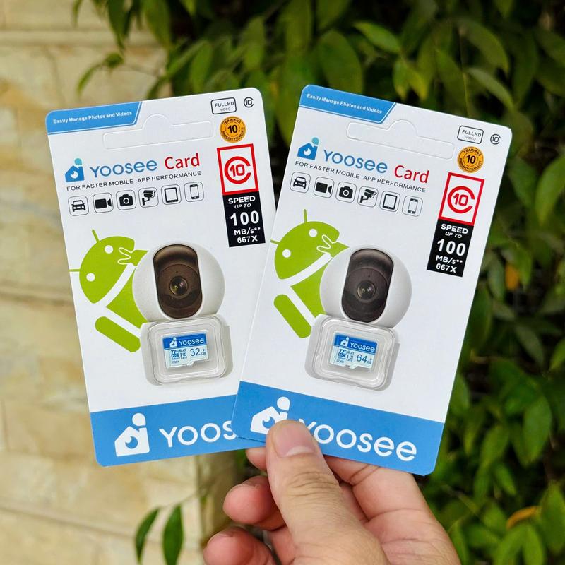 Thẻ Nhớ YOOSEE 128GB/64GB/32GB Tốc Độ Cao,Chuyên Dụng Cho Camera Wifi, Điện…