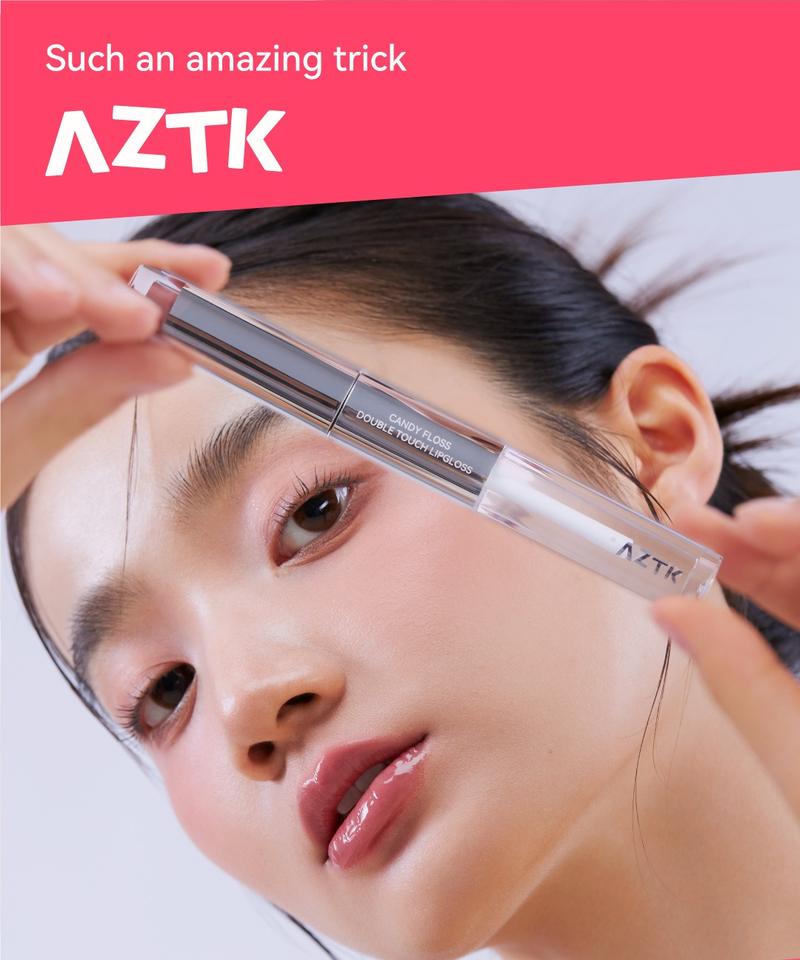 Product Introduction of Son Kem Hai Đầu AZTK, Gương, Dưỡng Ẩm, Nhung, Bùn Môi, Son Môi, Dán Đậu Quế, Son Bóng Học Sinh, Dành Cho Nam Và Nữ Trang Điểm Mỹ Phẩm Cosmetic Women 0