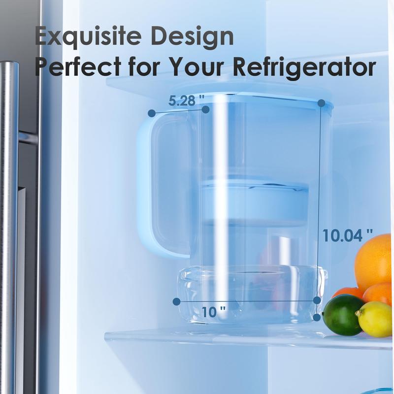 Product Introduction of 【Waterdrop】 200-Gallon Long-Life Lucid 10-Cup Water Filter Pitcher, NSF Certified,Reduces Chlorine, BPA Free 0