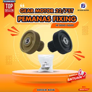 Gear Motor Pemanas 22/75T  IR 5000/5020/6020 FS7-0658 Fixing Sparepart Mesin Fotocopy