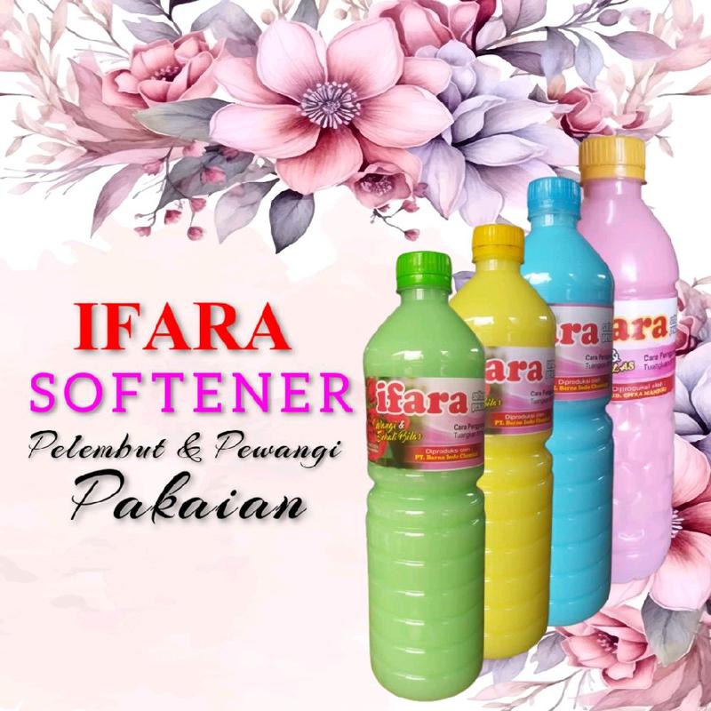Softener Ifara Pelembut dan Pewangi Pakaian Original 1 Liter - Clean, Anak, Bunga, Merah 1